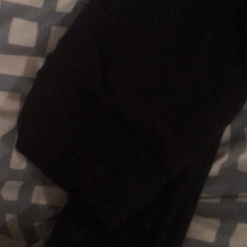 Solid black LulaRoe leggings